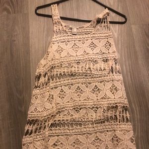 Lace tank top